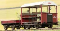 Wickham Trolley & Trailer B40W in BR maroon with white roof - as preserved