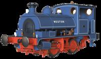 LYR 'Pug' 0-4-0ST Weston ICI Widnes 'Old World' Blue Steam Locomotive - DCC Sound