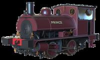 LYR 'Pug' 0-4-0ST Prince United Glass Bottle Manufacturer Lined Red Steam Locomotive