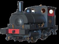 LYR 'Pug' 0-4-0ST 19 LYR Unlined Black (as preserved) Steam Locomotive