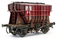 E3002UMW Bespoke Weathered Presflo Wagon 'Tunnel Cement' Bauxite B888617 - Medium Finish