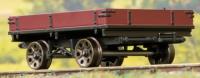 E3021 Wickham planked trailer in BR maroon - unnumbered