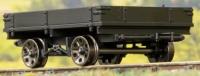 E3025 Wickham planked trailer in black - unnumbered
