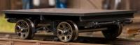 E3031 Wickham flatbed trailer in black - unnumbered
