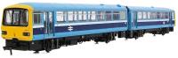 Class 143 'Pacer' 2-car DMU 143001 in BR Provincial blue, navy & white