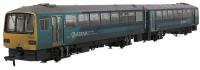 Class 143 'Pacer' 2-car DMU 143608 in Arriva Trains Wales revised teal - weathered