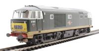 Class 35 'Hymek' D7021 in BR green with small yellow panels - weathered