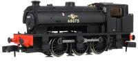 WD Austerity Class J94 0-6-0ST 68075 in BR black with late crest