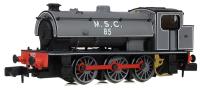 WD Austerity 0-6-0ST 85 in Manchester Ship Canal lined grey