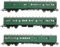 LSWR Cross Country coaches in SR malachite green - pack of 3