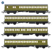 E86021 LBSCR 54ft 'Isle of Wight' 4-Coach Pack SR Maunsell Green No. 486