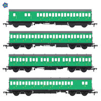 E86022 LBSCR 54ft 'Isle of Wight' 4-Coach Pack SR Malachite Green No. 485