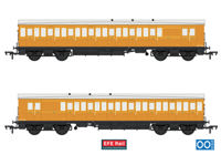 E86031 54ft non-Corridor Brake Third Lined Teak