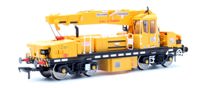 E87047 Plasser 12T YOB Diesel-Hydraulic Crane DRP81522 BR Departmental Yellow