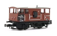 E87516 20T Ballast-plough brake 'Shark' DB993923 in BR bauxite