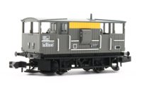 E87518 BR 20T Shark Ballast Plough Brake Van BR Engineers Grey & Yellow DB993908