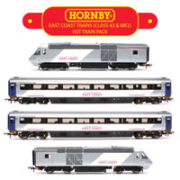 EASTCOASTHST East Coast Trains 4 Car (Class 43 & MK3) HST Train Pack