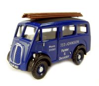 EM76604 Morris J van in "Ted Johnson Painter & Decorator" in blue livery