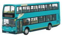 Scania Omnidekka in Arriva Southern Counties Turquoise with cream front flash, yellow skirt band & dark blue skirt - 140 to Earl Estate