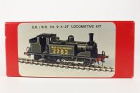 F156 SR D1 0-4-2T Locomotive Kit with Wheels and Axles (motor not included)