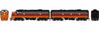 G12435 F7 EMD A/B 118A & 119B of the Milwaukee Road - digital sound fitted