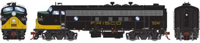 G19303 FP7A EMD 5041 of the St. Louis-San Francisco (Black/Yellow) 