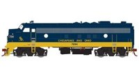 G22814 FP7A EMD 7094 of the Chesapeake and Ohio (Passenger) - digital sound fitted