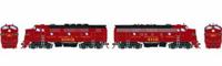 G22840 F3A/F7A EMD 800b/811b of the Gulf Mobile and Ohio (Freight) - digital sound fitted
