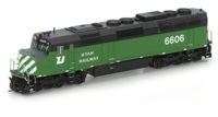 G25316 F45 EMD 6606 of the Utah Railway - digital sound fitted