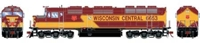 G28616 F45 EMD 6653 of the Wisconsin Central - digital sound fitted 