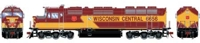 G28618 F45 EMD 6656 of the Wisconsin Central - digital sound fitted 