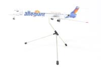 G2AAY517 McDonnell Douglas MD-83 Allegiant Air N865GA 2000s colours with rolling gears with stand
