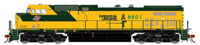 AC4400CW GE 8801 of the Chicago & North Western  - digital sound fitted