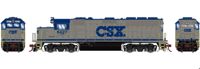 G64928 GP40-2 EMD 6427 of the CSX - digital sound fitted