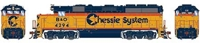 G65076 GP40-2 EMD 4294 of the Chessie