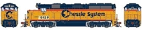 G65180 GP40-2 EMD 6129 of the CSX - digital sound fitted