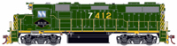G65626 GP39-2 EMD 7412 of the Delaware and Hudson - digital sound fitted