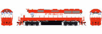 G65690 EMD GP50 3100 of the Burlington Northern (Orange/White) 