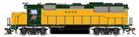 G65929 GP50 EMD 5059 of the Chicago & North Western - digital sound fitted
