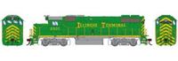 G68189 GP38-2 EMD 2002 of the Illinois Terminal - digital sound fitted