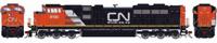 SD70ACe EMD 8100 of the Canadian National (Repaint) - digital sound fitted