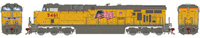 ES44AC GE 5461 of the Union Pacific - PTC - digital sound fitted