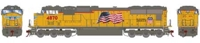 G70660 SD70M EMD 4870 of the Union Pacific - digital sound fitted
