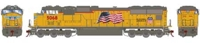 G70662 SD70M EMD 5068 of the Union Pacific - digital sound fitted