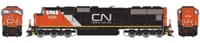 G70668 EMD SD70I 5606 of the Canadian National - digital sound fitted