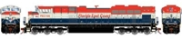 G70676 SD70M-2 EMD 106 of the Florida East Coast - digital sound fitted