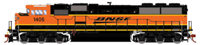SD60M-3 EMD 1416 of the BNSF - digital sound fitted
