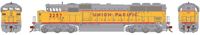 SD60M EMD 2257 of the Union Pacific - digital sound fitted