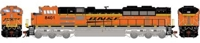 G2 SD70ACe of the BNSF #8401