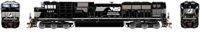 SD70ACu EMD 7257 of the Norfolk Southern - digital sound fitted